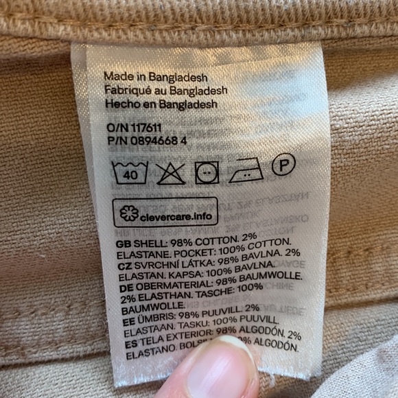 H&M divided size 8 tan pants - Picture 5 of 6
